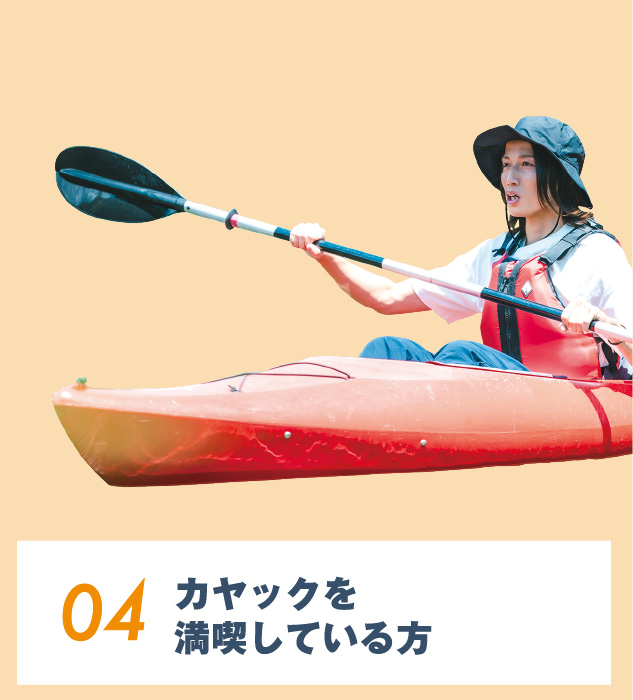 04.カヤックを満喫している⽅